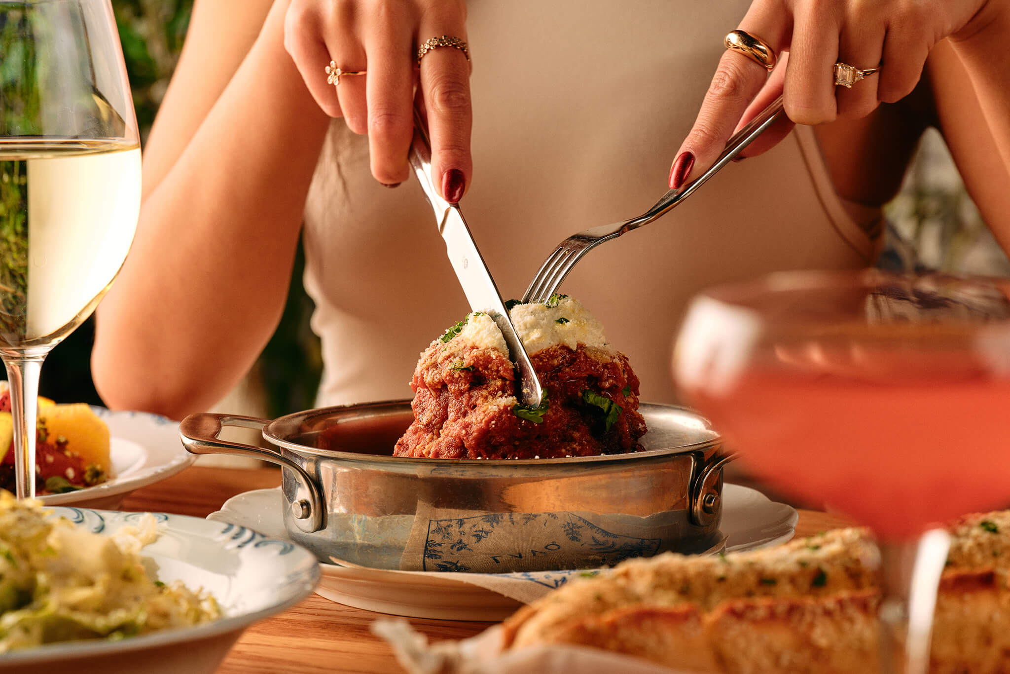 LAVO Las Vegas meatball