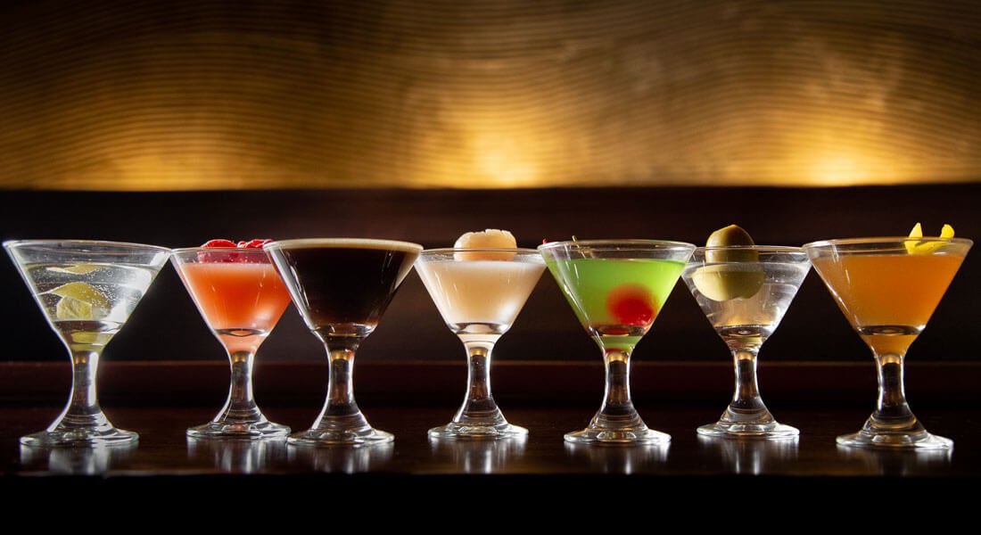 martini flights at tao uptown nyc
