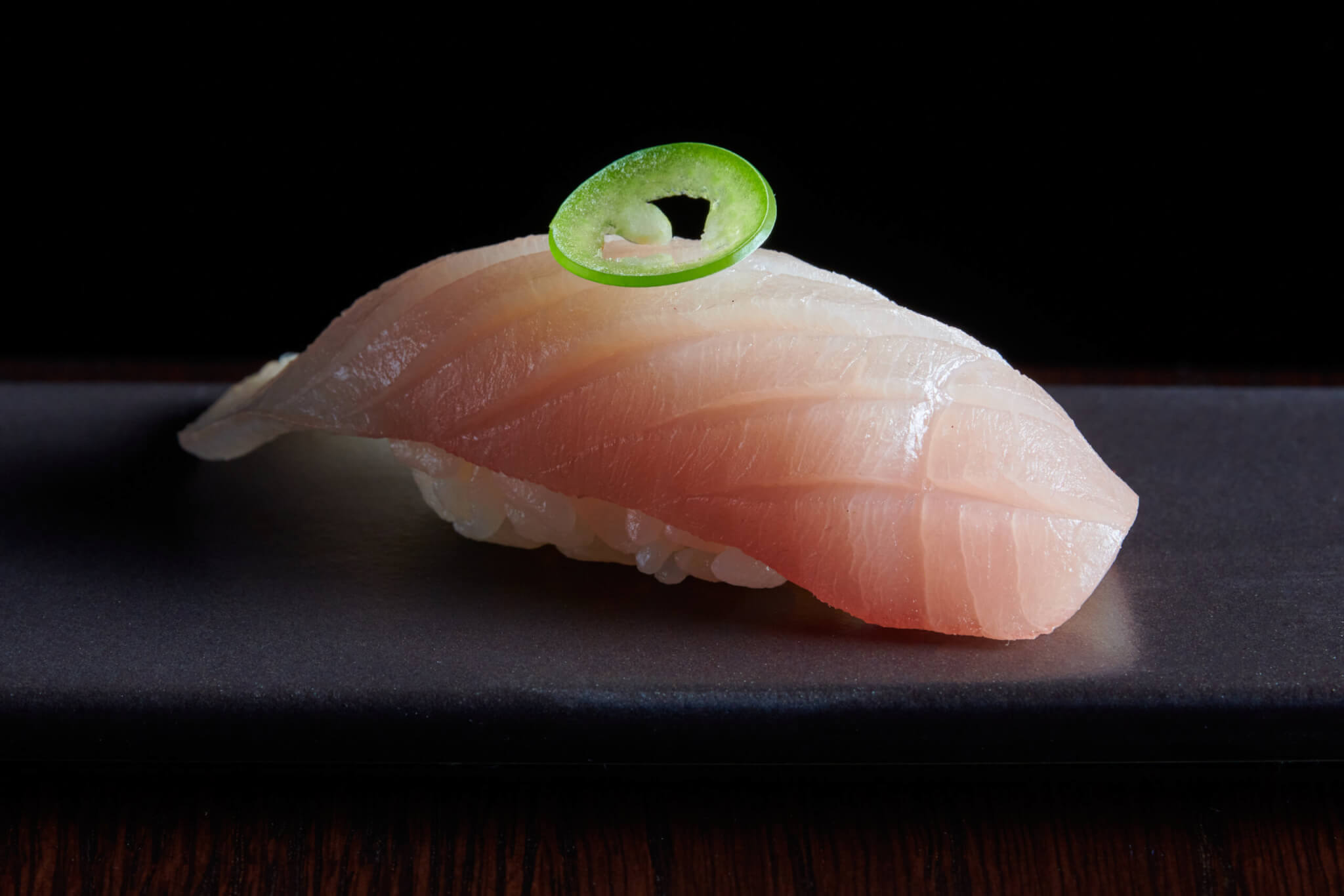 Yellowtail Nigiri at Sake No Hana