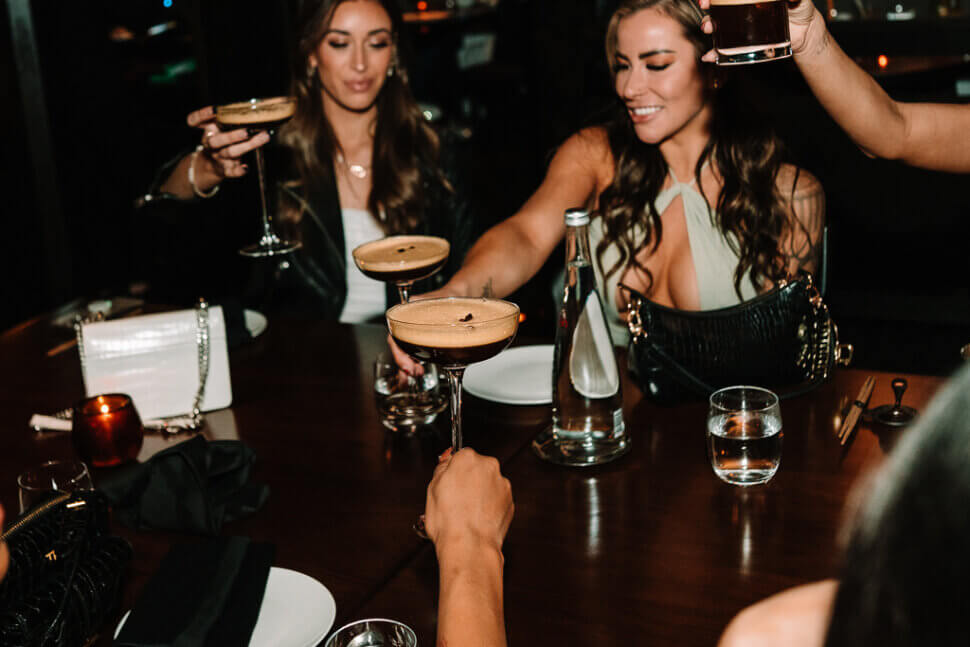 girls cheersing